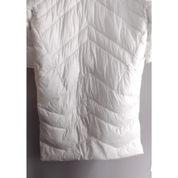 Sundance White Quilted Puffer Trench Coat Hooded Size XXL NWT - Picture 6 of 16
